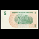 Zimbabwe, P-38, 5 dollars, 2006, P-Neuf / A-UNC
