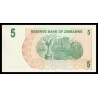 Zimbabwe, P-038, 5 dollars, 2006 - Billet de banque en vente sur Monnaies du Monde SHOP