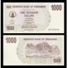 Zimbabwe, P-044, 1000 dollars, 2006 - Billet de banque en vente sur Monnaies du Monde SHOP