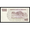 Zimbabwe, P-044, 1000 dollars, 2006 - Billet de banque en vente sur Monnaies du Monde SHOP