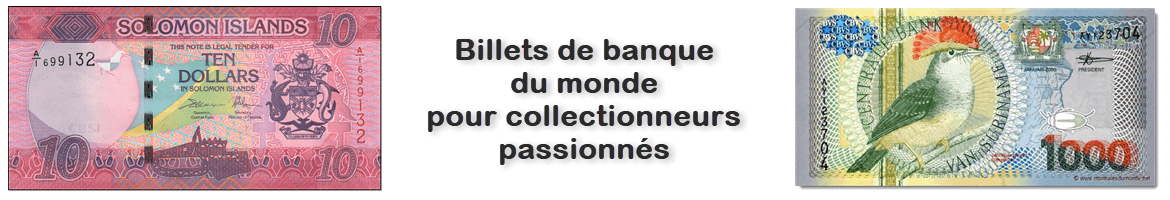Billets de banque du monde pour collectionneurs passionnés.  Monnaies Du Monde SHOP