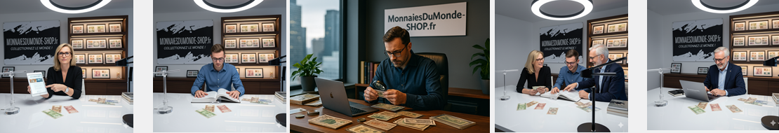 Votre collection mérite l’expertise et le service Premium de Monnaies Du Monde SHOP.